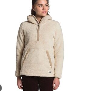 The North Face Beige Sherpa Pullover